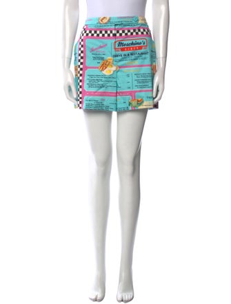 Moschino Couture Printed Mini Shorts