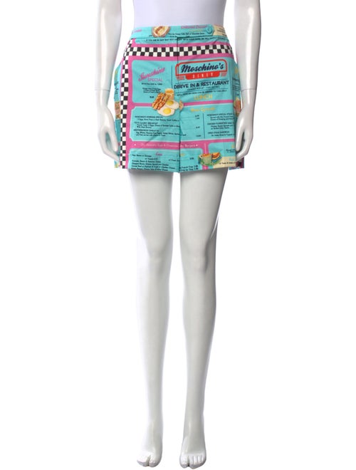 Moschino Couture Printed Mini Shorts