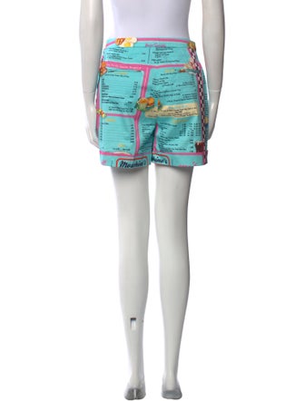 Moschino Couture Printed Mini Shorts