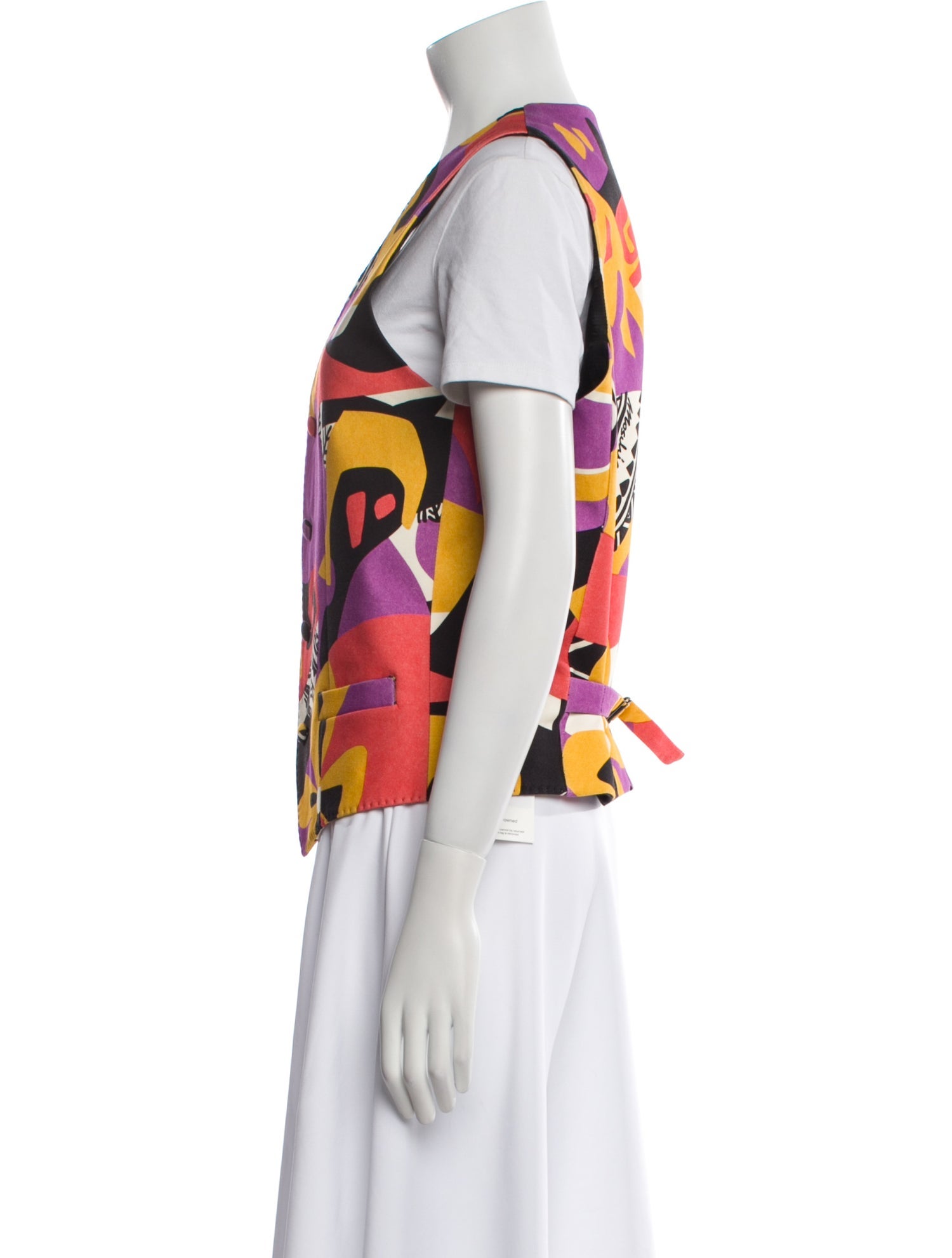 Moschino Couture Floral Print Vest