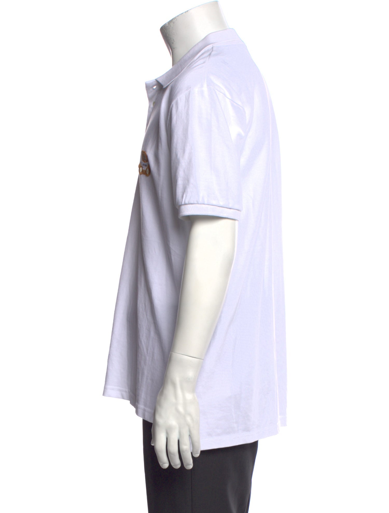 Moschino Couture Graphic Print Collar Polo Shirt w/ Tags