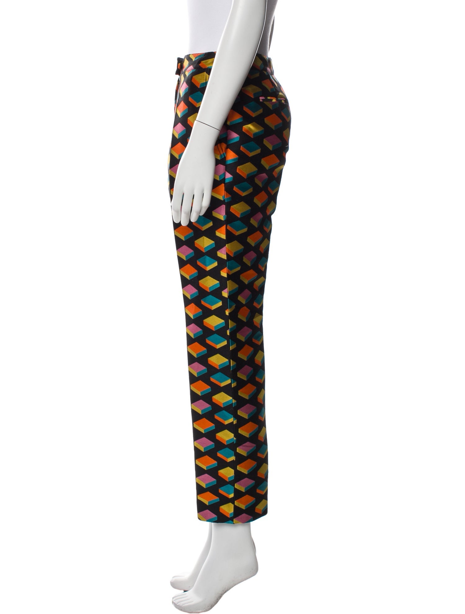 Moschino Couture Printed Straight Leg Pants