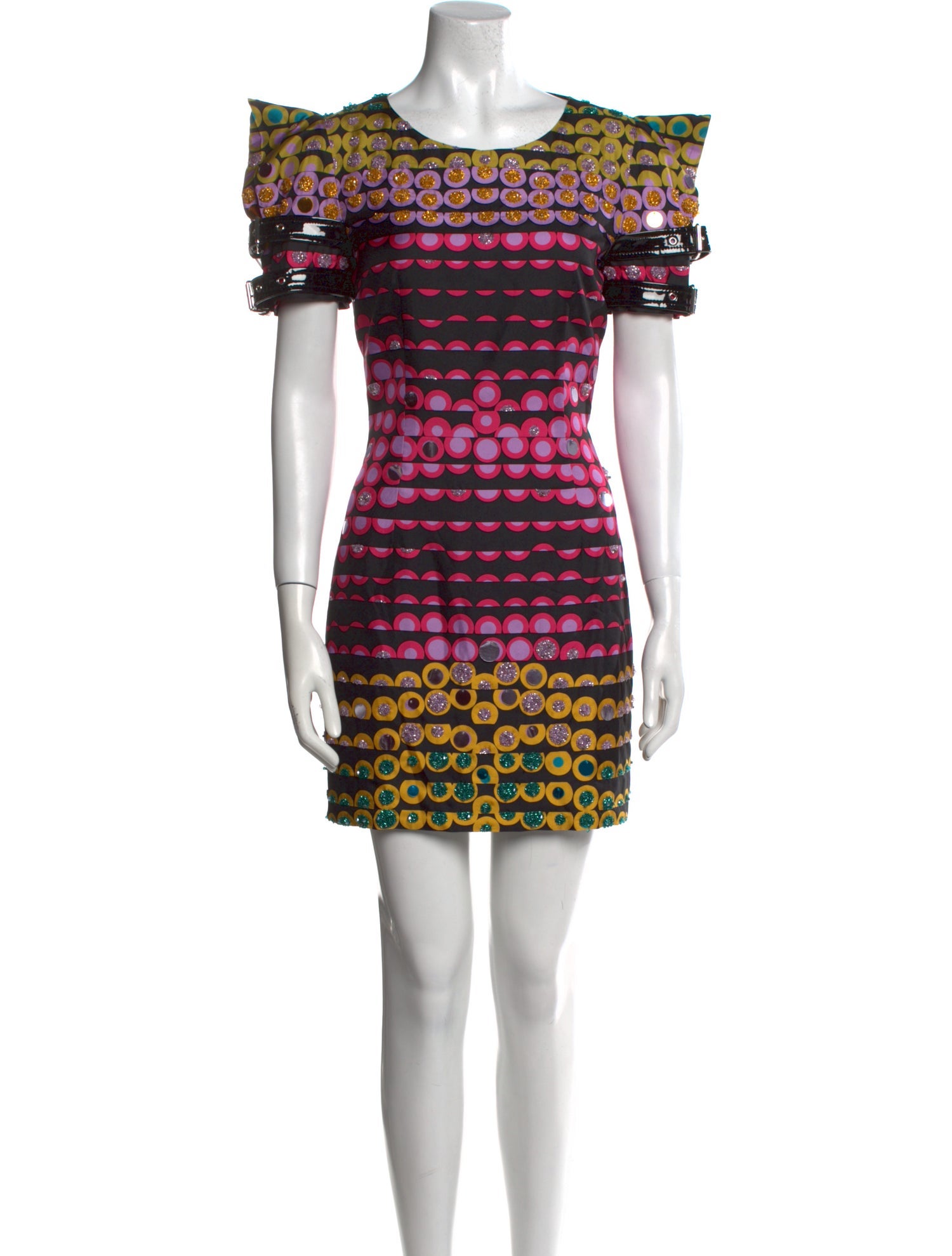 Moschino Couture Silk Mini Dress