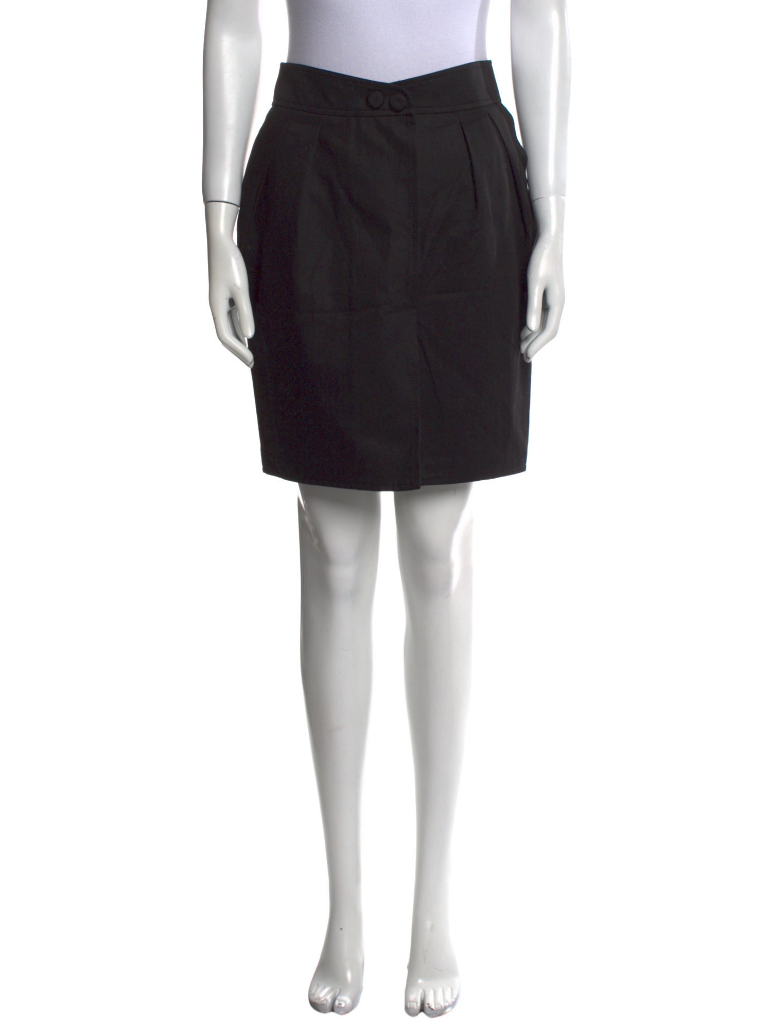 Moschino Couture Embroidered Accent Knee-Length Skirt