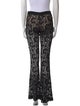 Moschino Couture Lace Pattern Wide Leg Pants