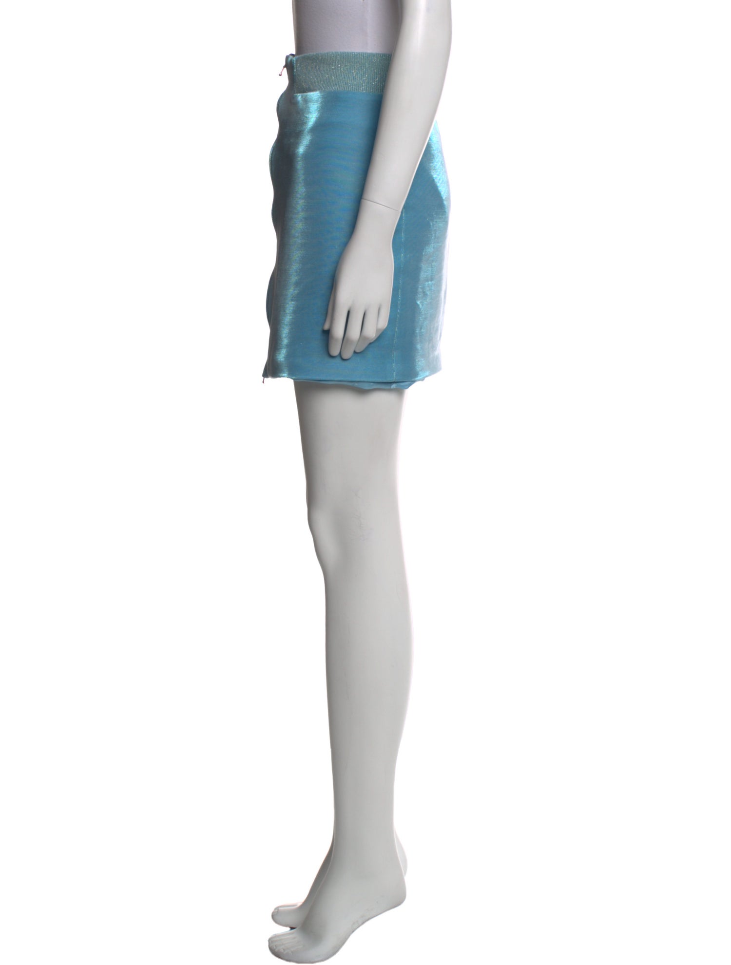 Moschino Couture Embroidered Accent Mini Skirt