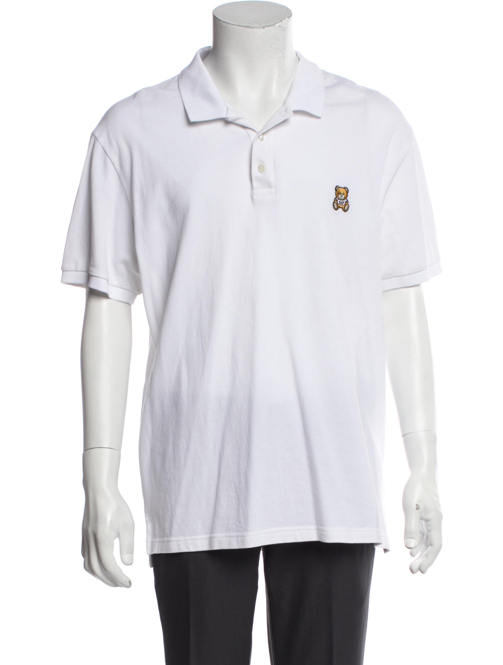 Moschino Couture Collar Short Sleeve Polo Shirt