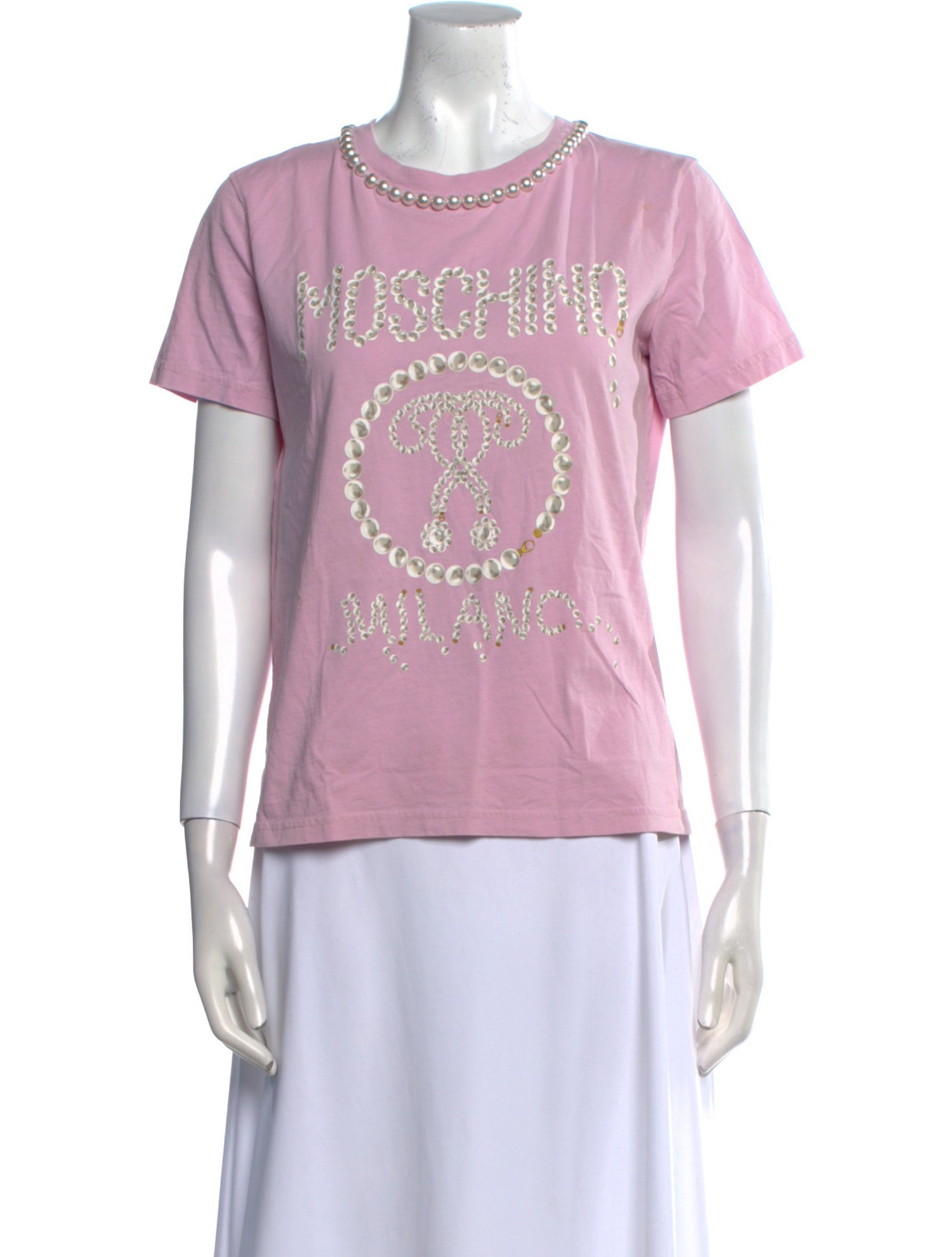 Moschino Couture Graphic Print Crew Neck T-Shirt