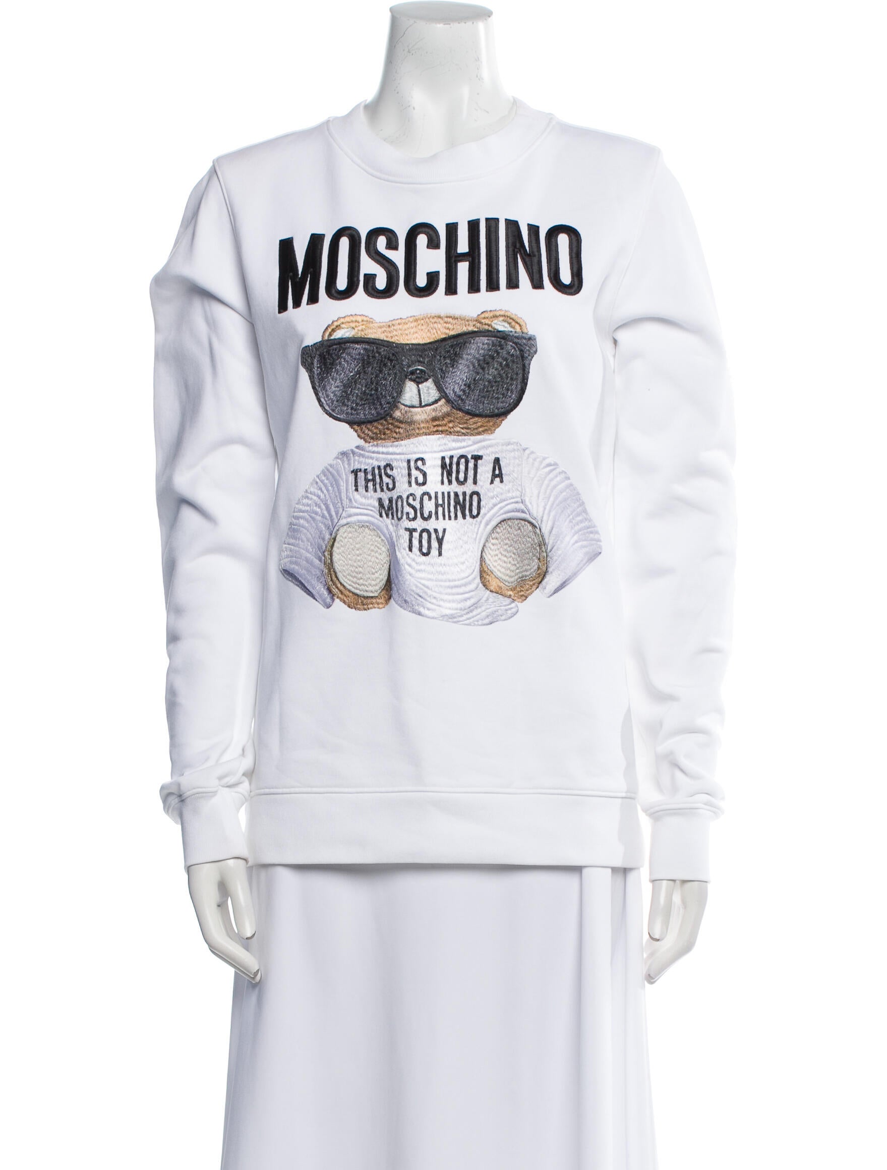 Moschino Couture Graphic Print Crew Neck Sweatshirt