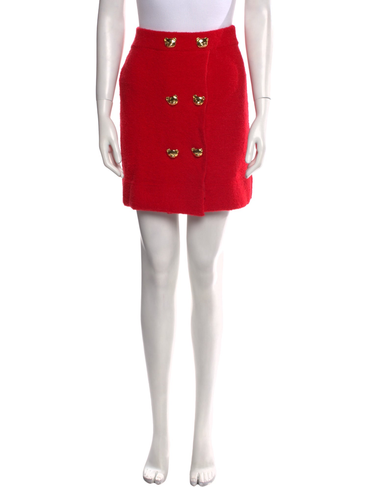 Moschino Couture Wool Mini Skirt