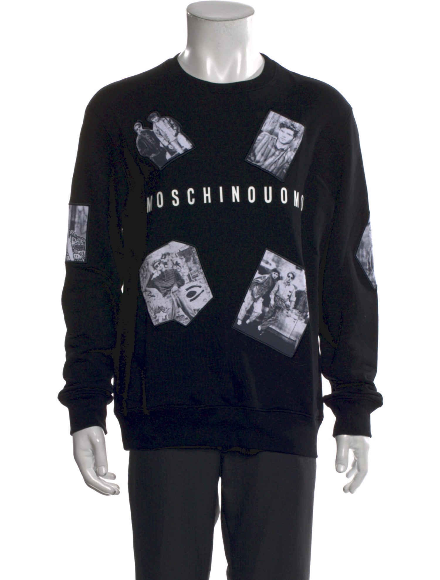 Moschino Couture Graphic Print Crew Neck Sweatshirt