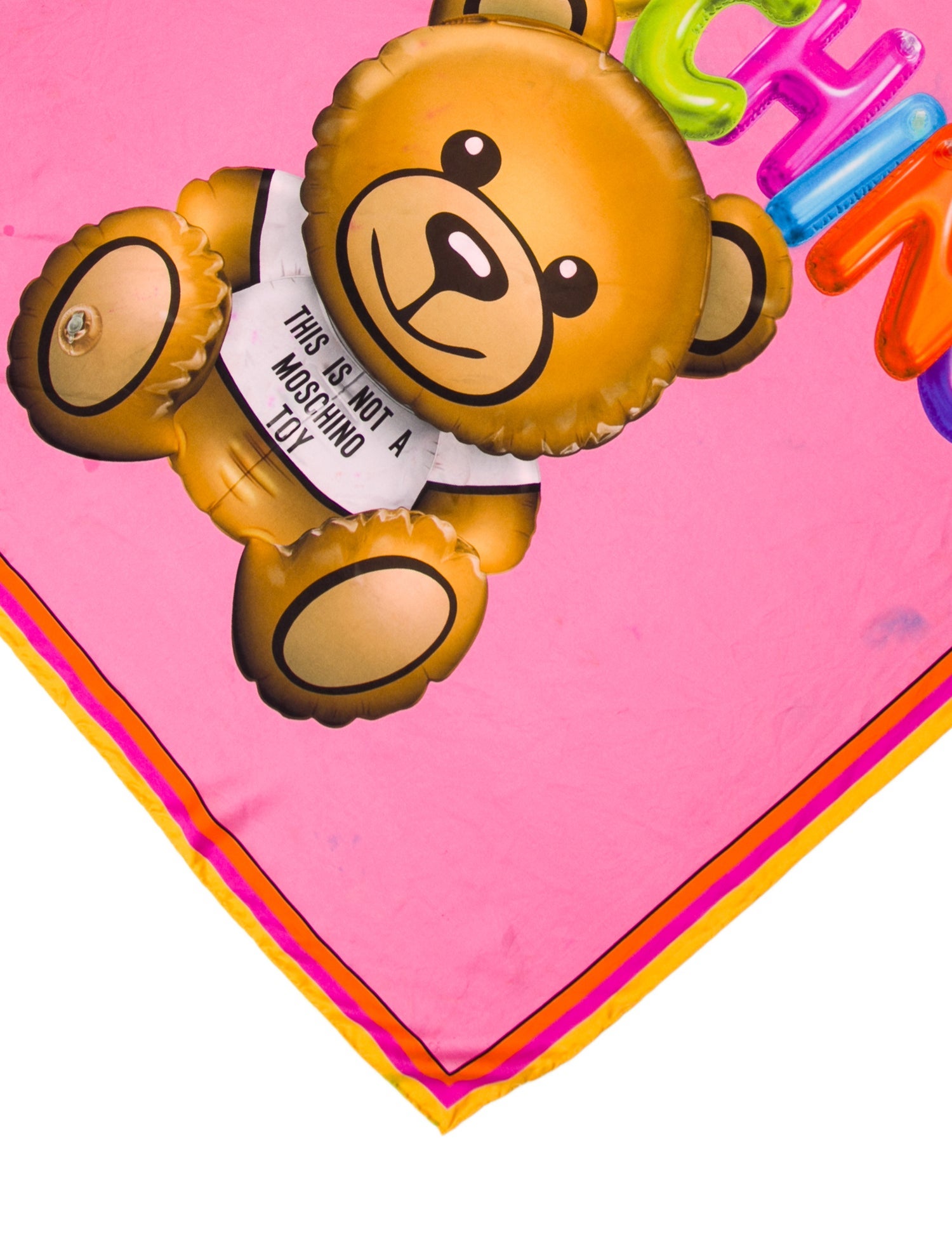 Moschino Couture Silk Printed Scarf