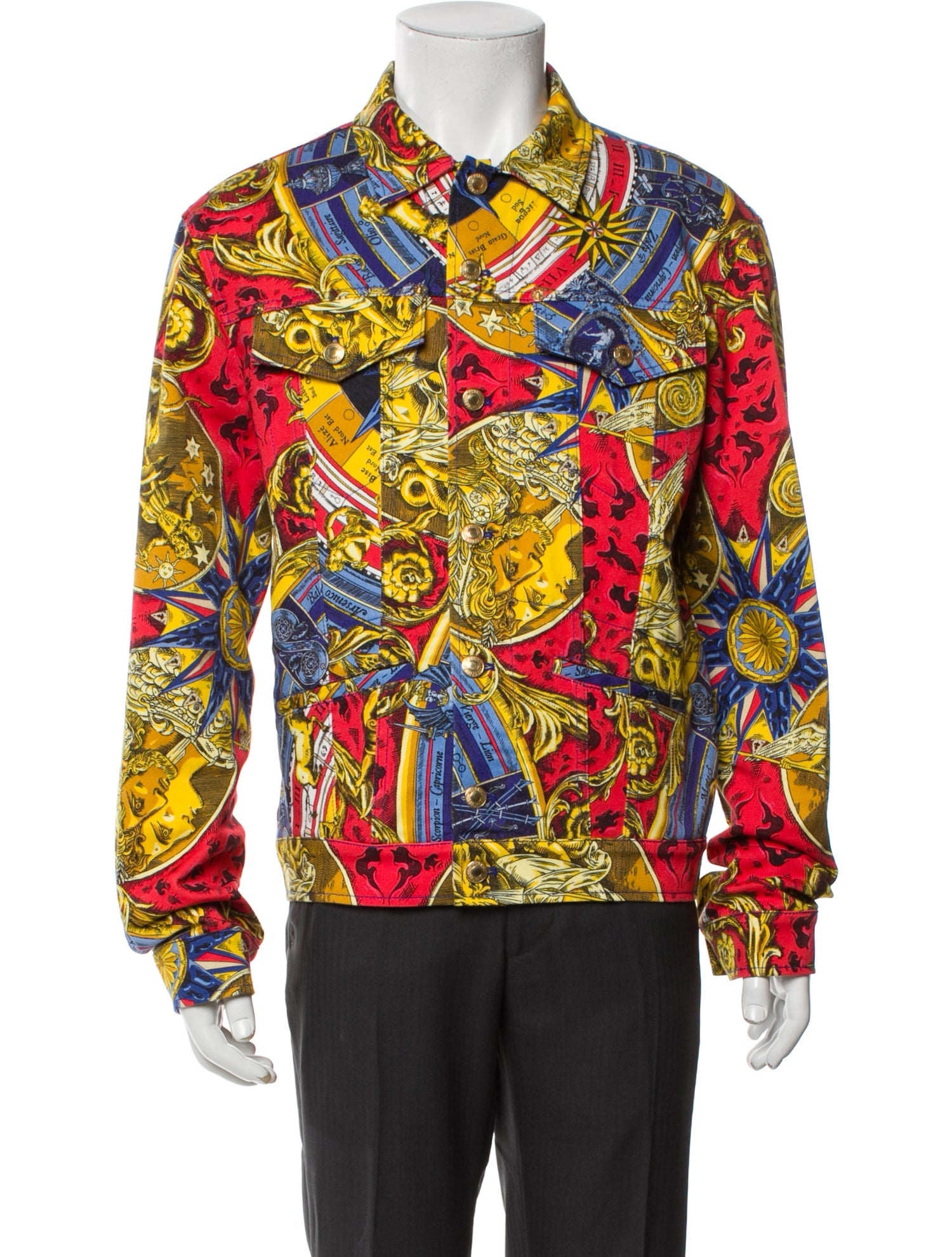 Moschino Couture Printed Trucker Jacket