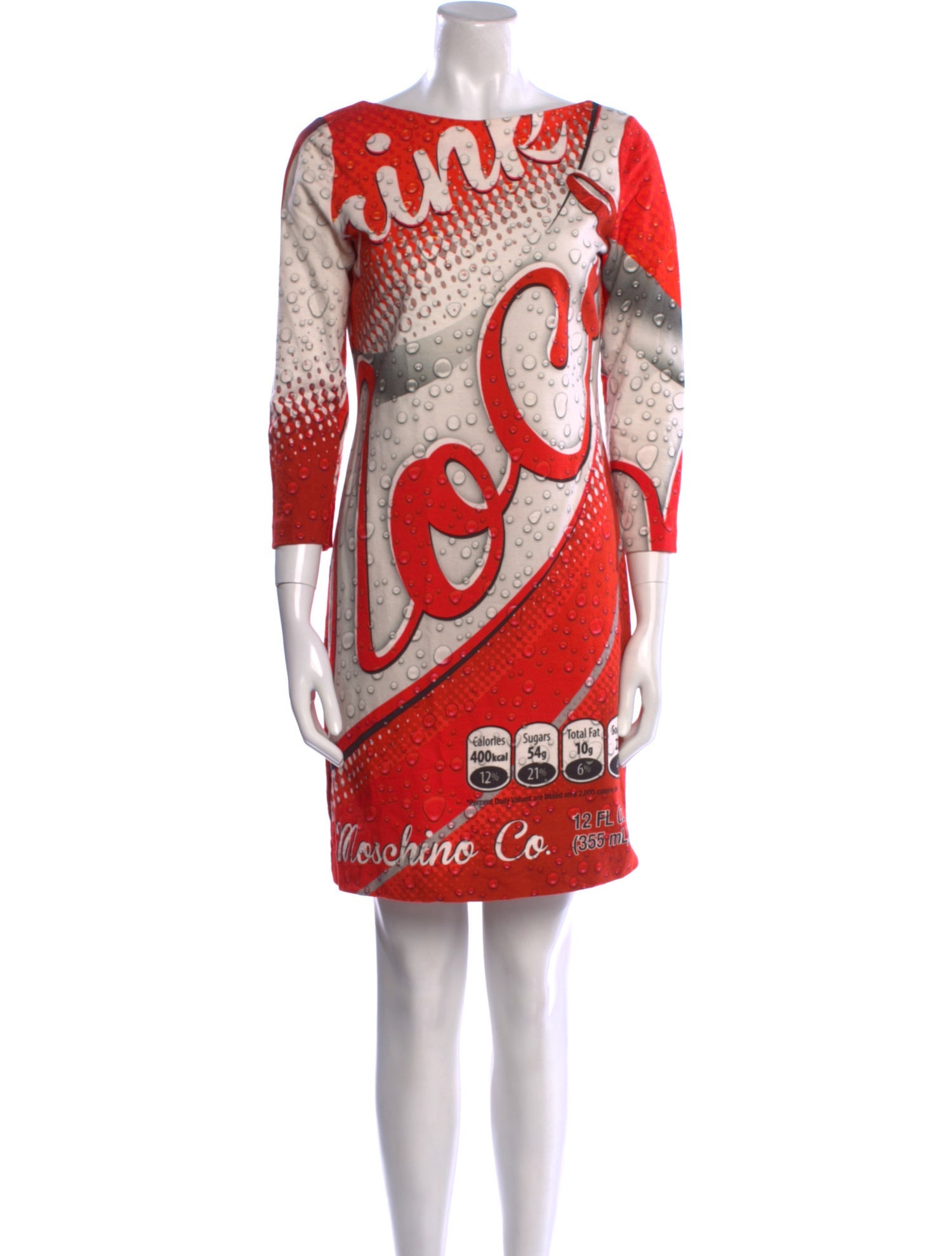 Moschino Couture Printed Mini Dress