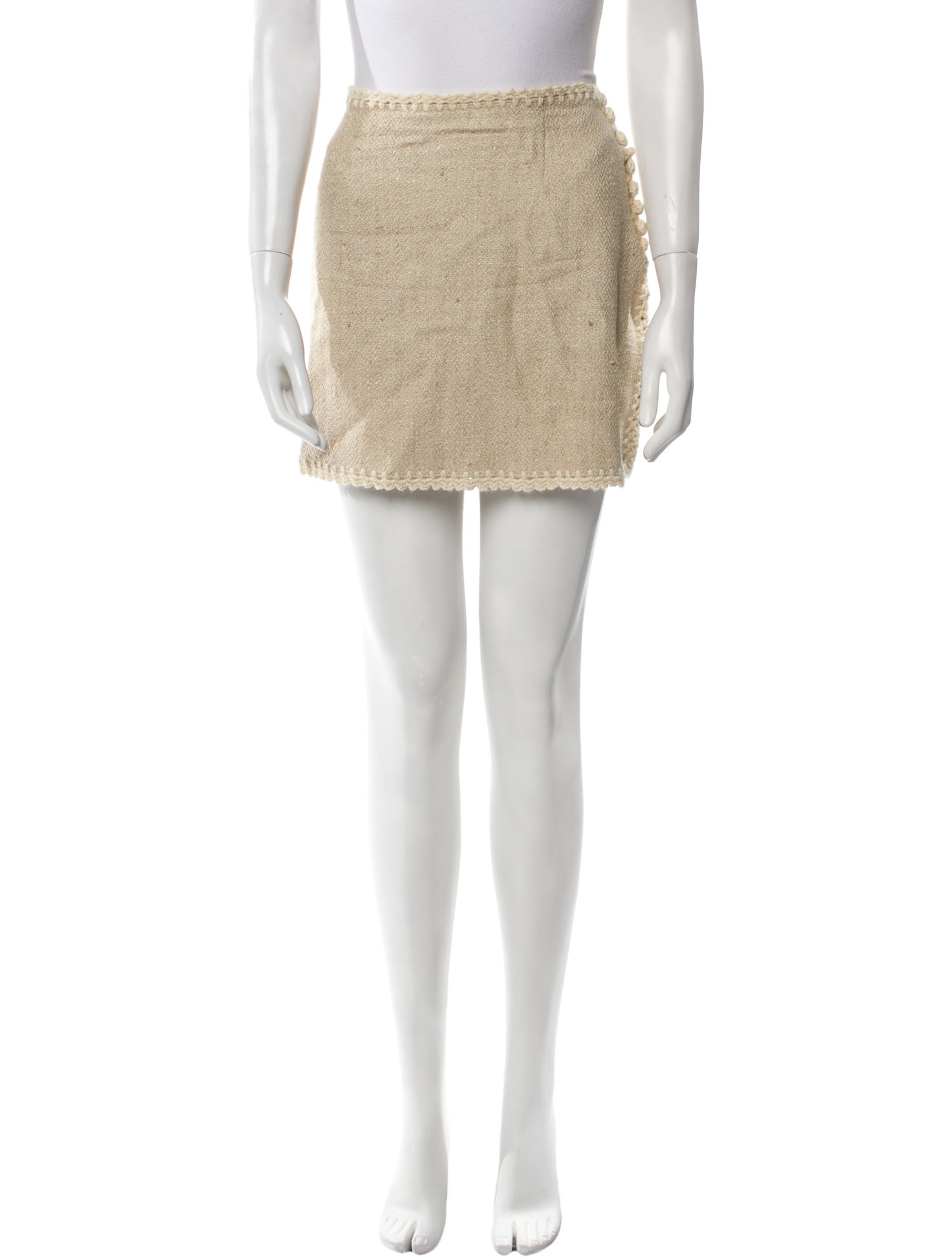 Moschino Couture Silk Mini Skirt