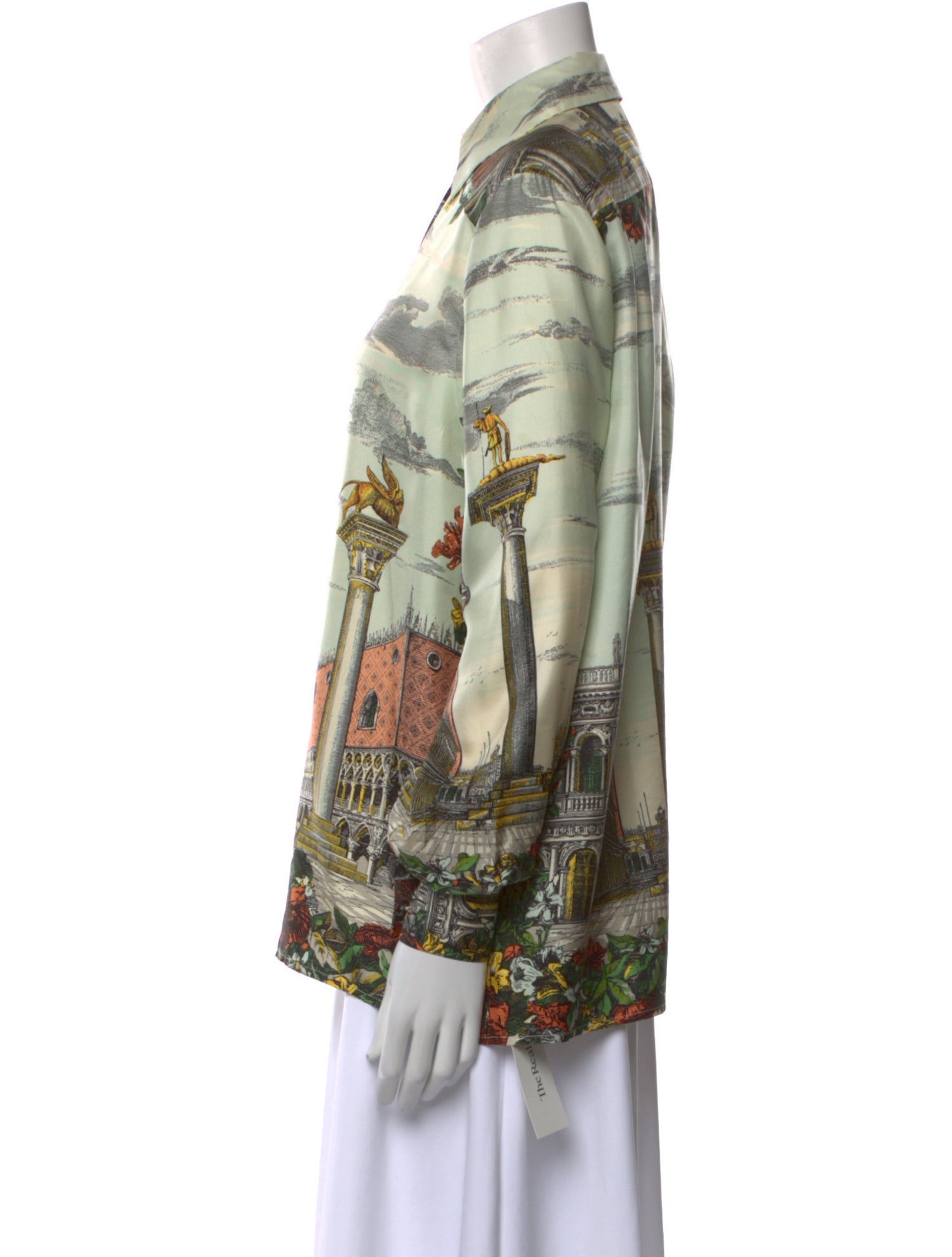 Moschino Couture Vintage 1989 Button-Up Top