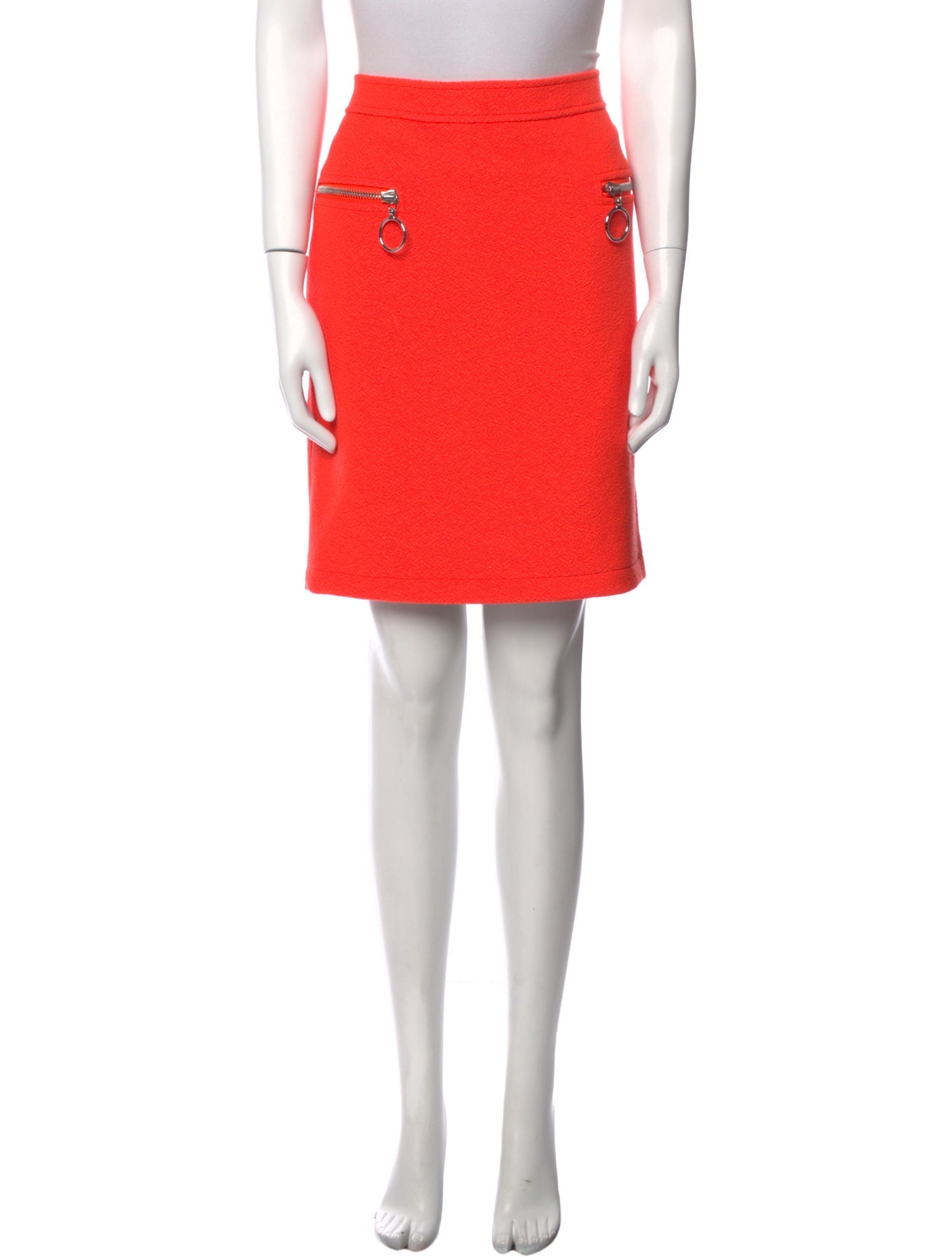 Moschino Couture Virgin Wool Knee-Length Skirt w/ Tags