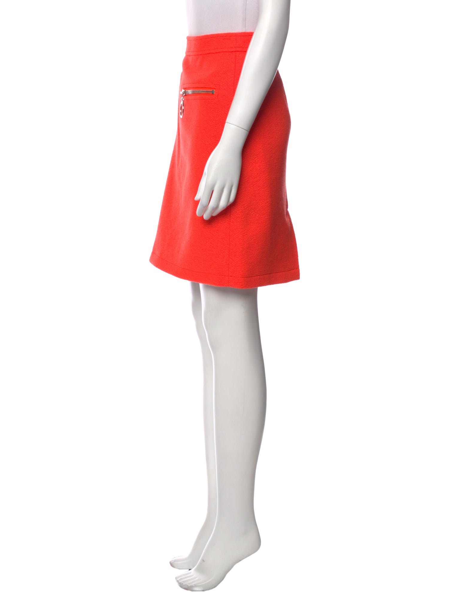 Moschino Couture Virgin Wool Knee-Length Skirt w/ Tags