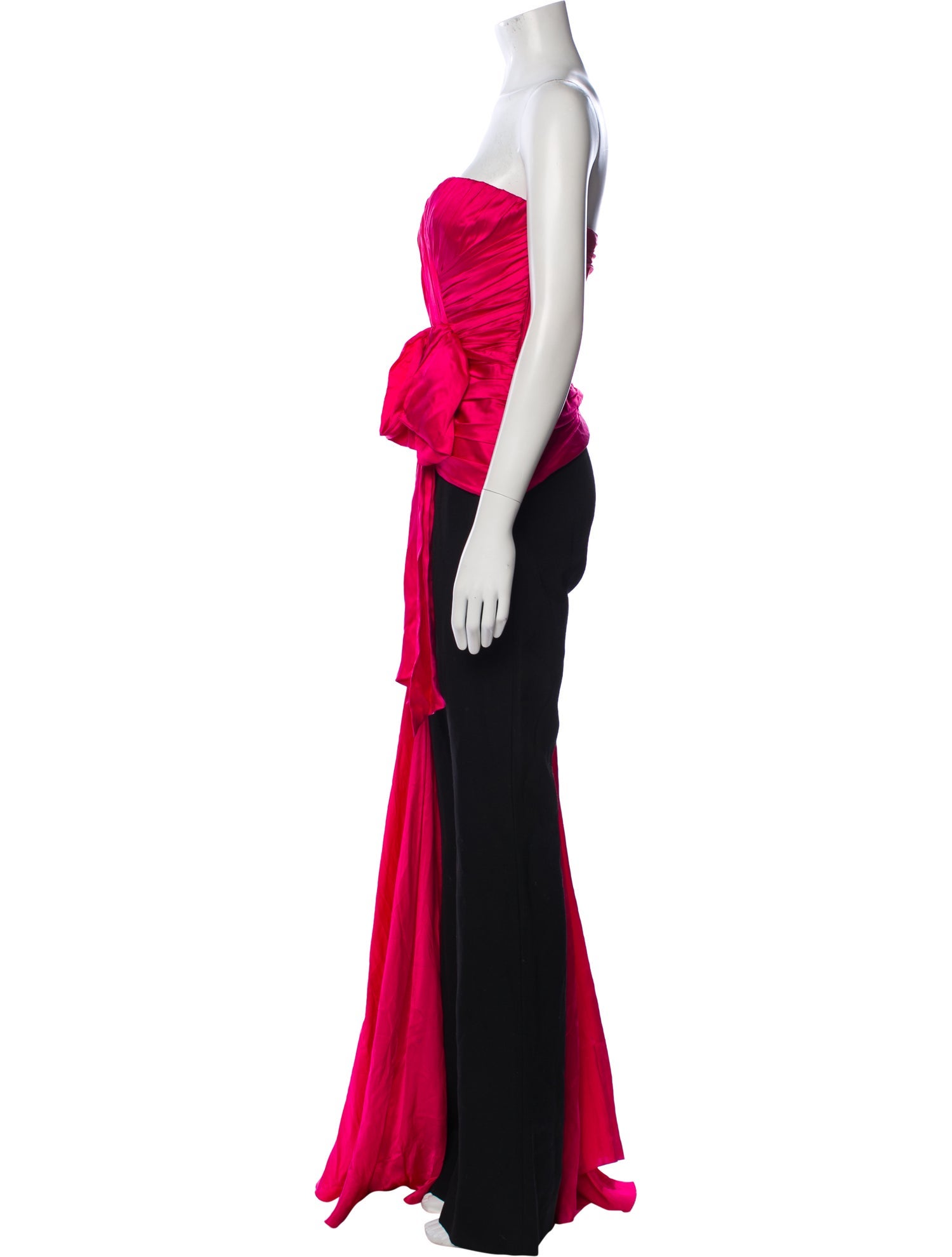 Moschino Couture Virgin Wool Colorblock Pattern Jumpsuit w/ Tags