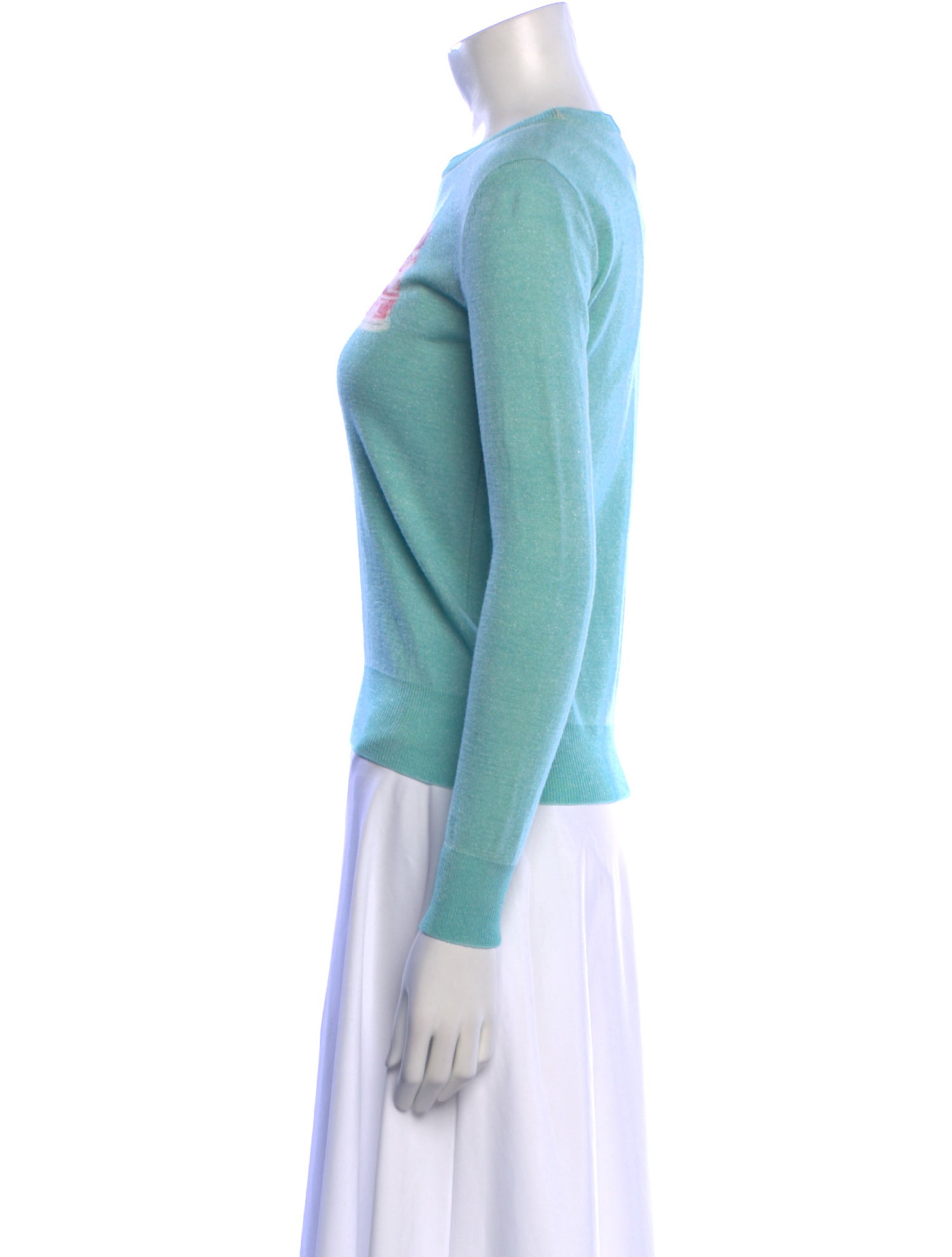 Moschino Couture Virgin Wool Crew Neck Sweater