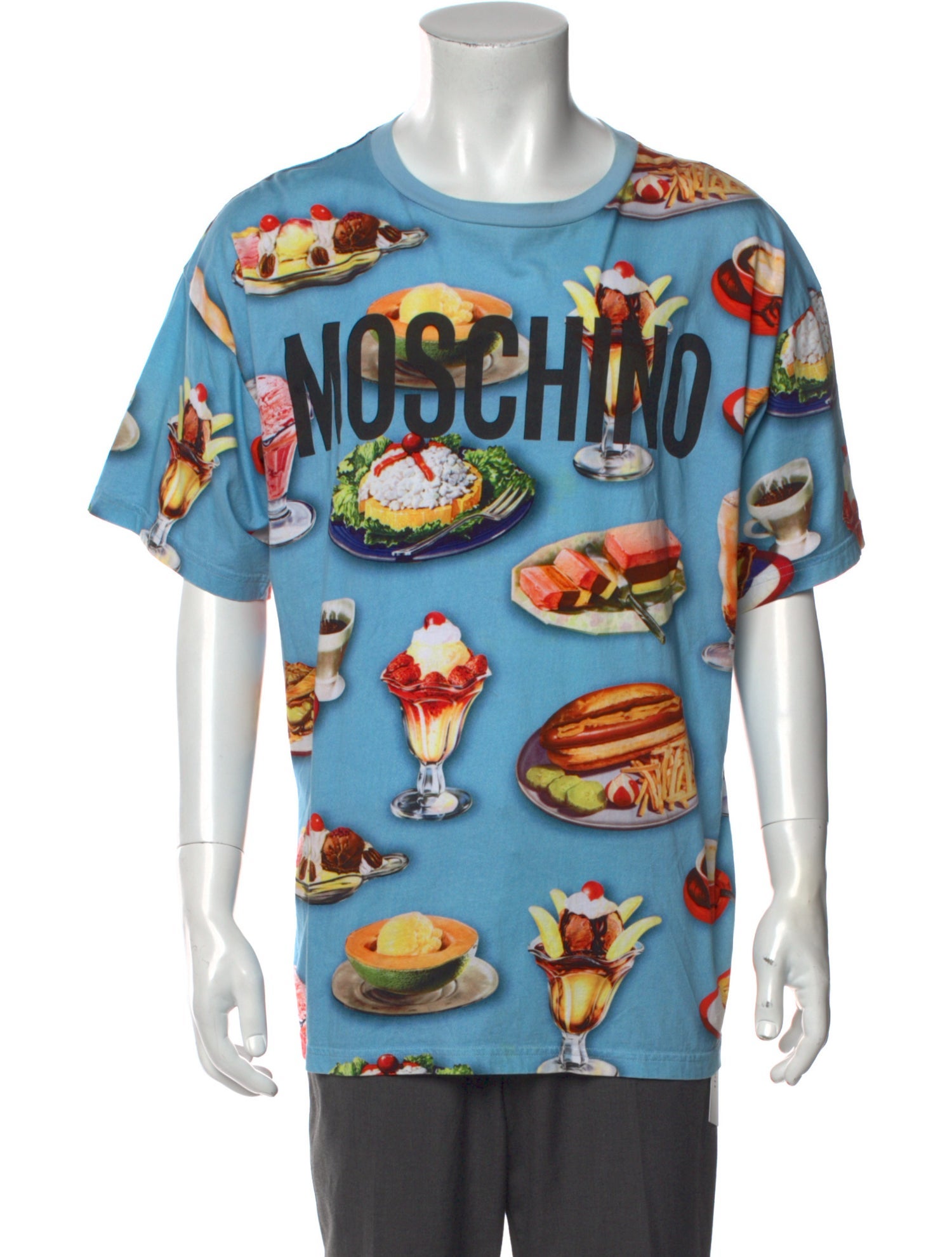 Moschino Couture Graphic Print Crew Neck T-Shirt
