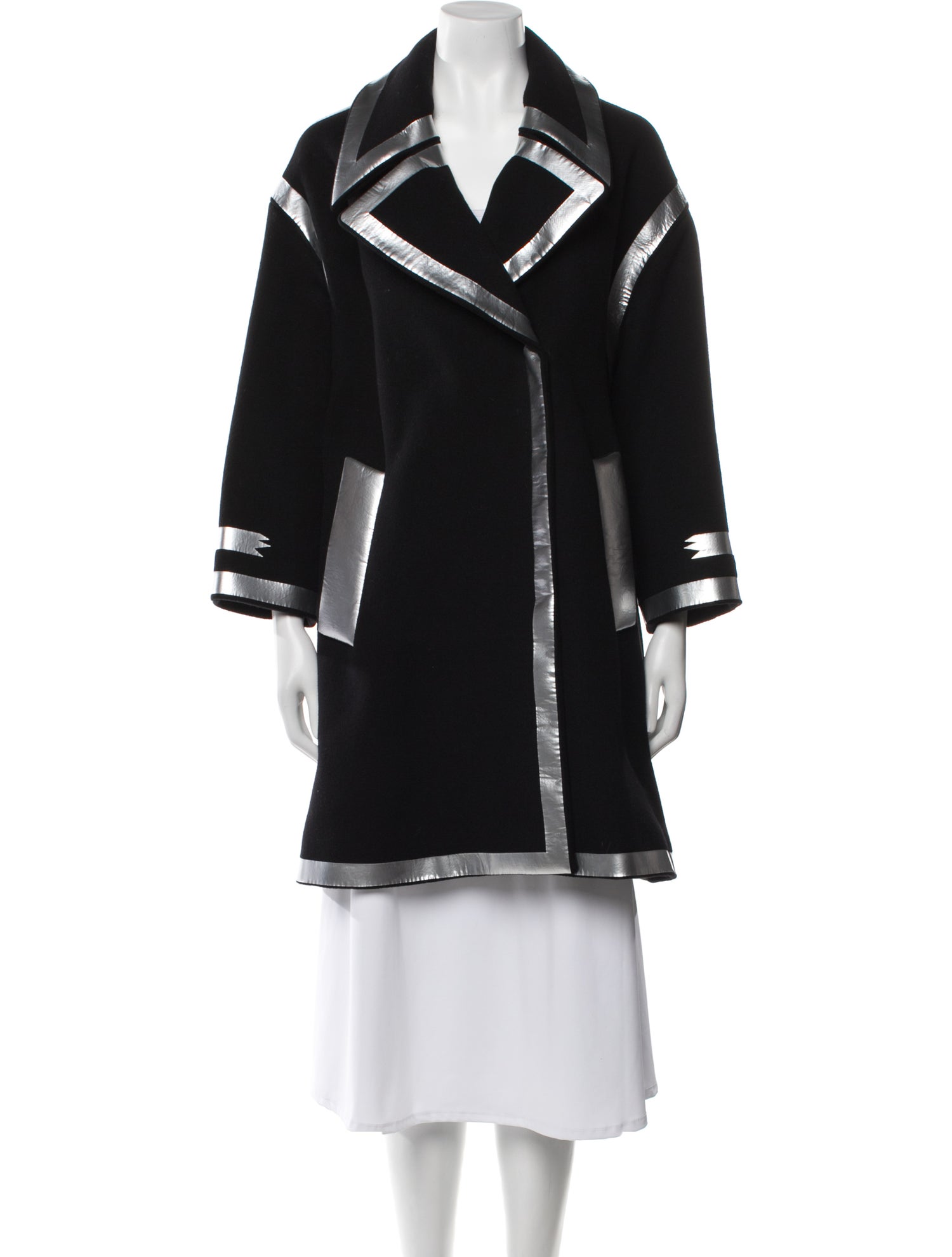 Moschino Couture Virgin Wool Peacoat
