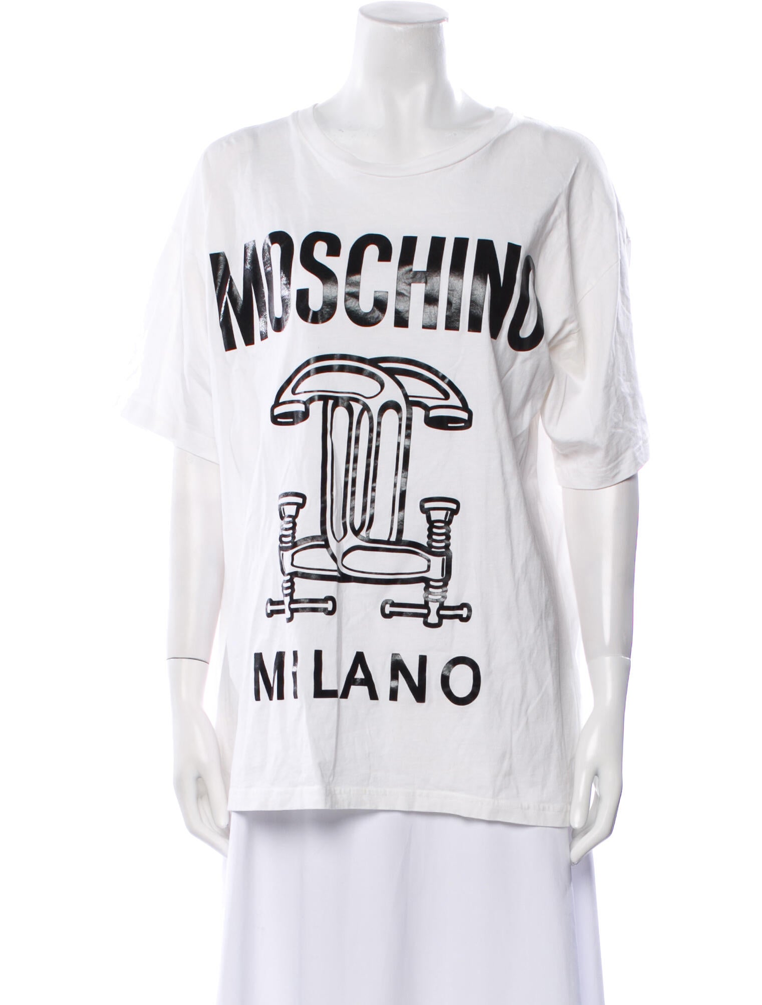 Moschino Couture Graphic Print Crew Neck T-Shirt