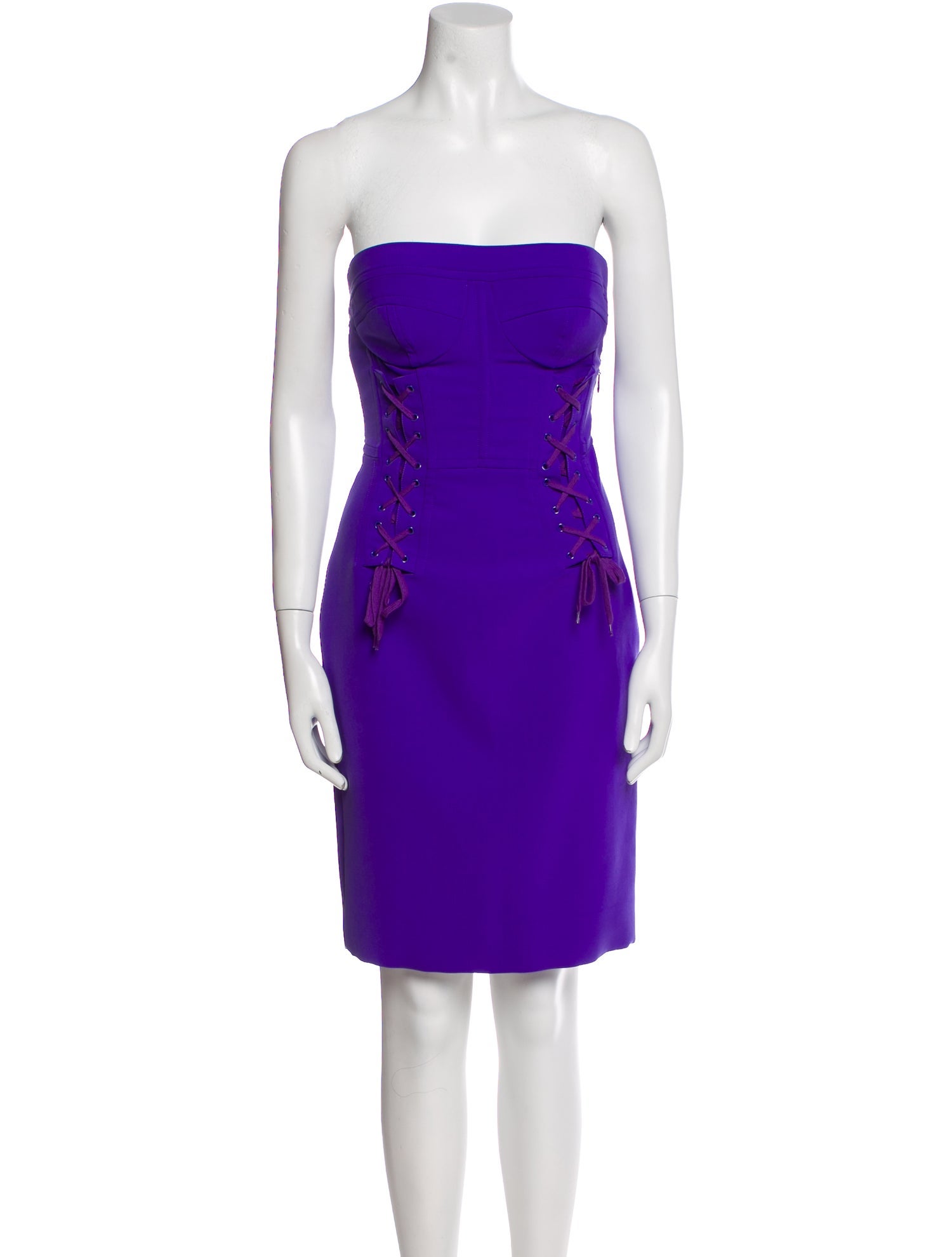 Moschino Couture Strapless Mini Dress