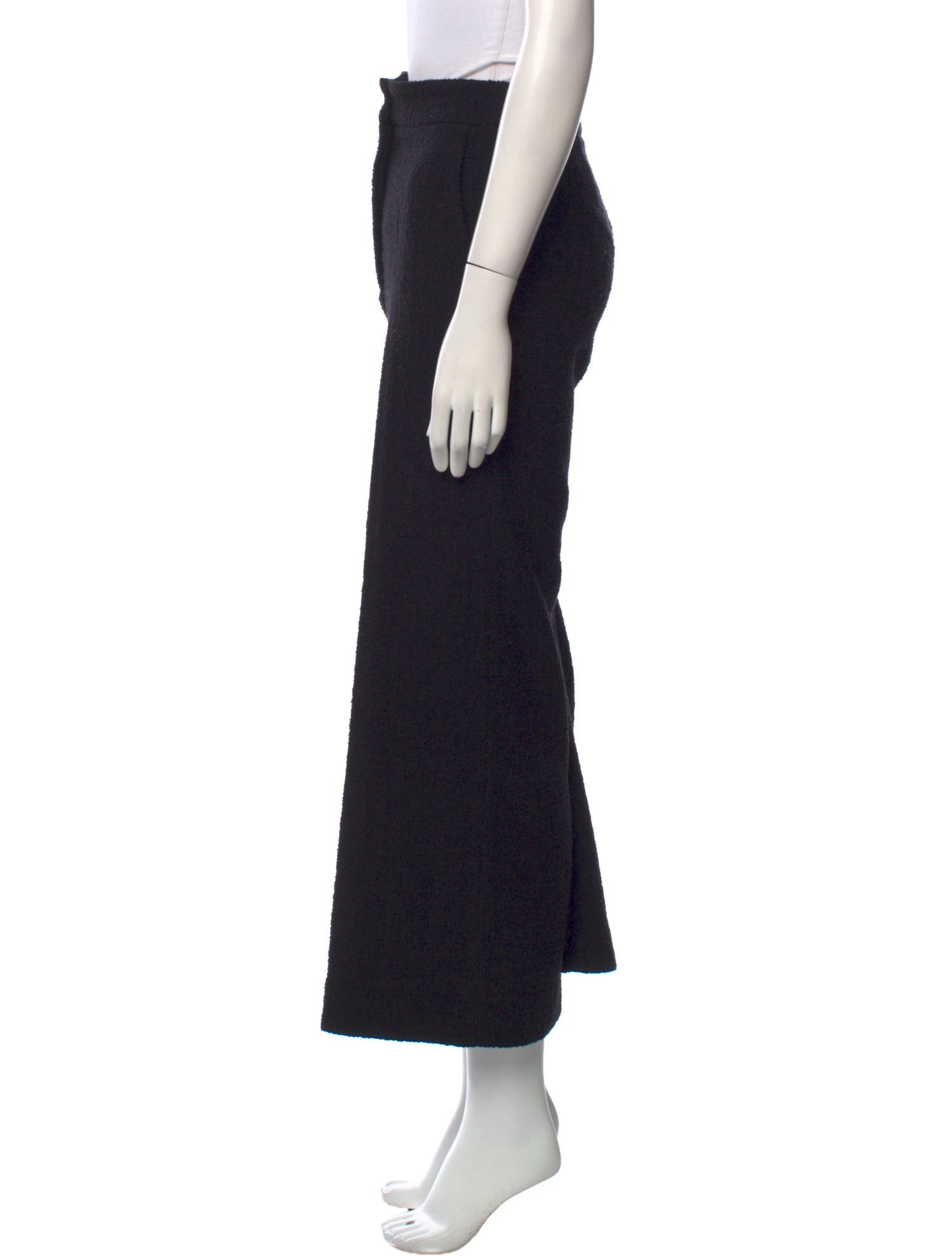 Moschino Couture Wool Wide Leg Pants