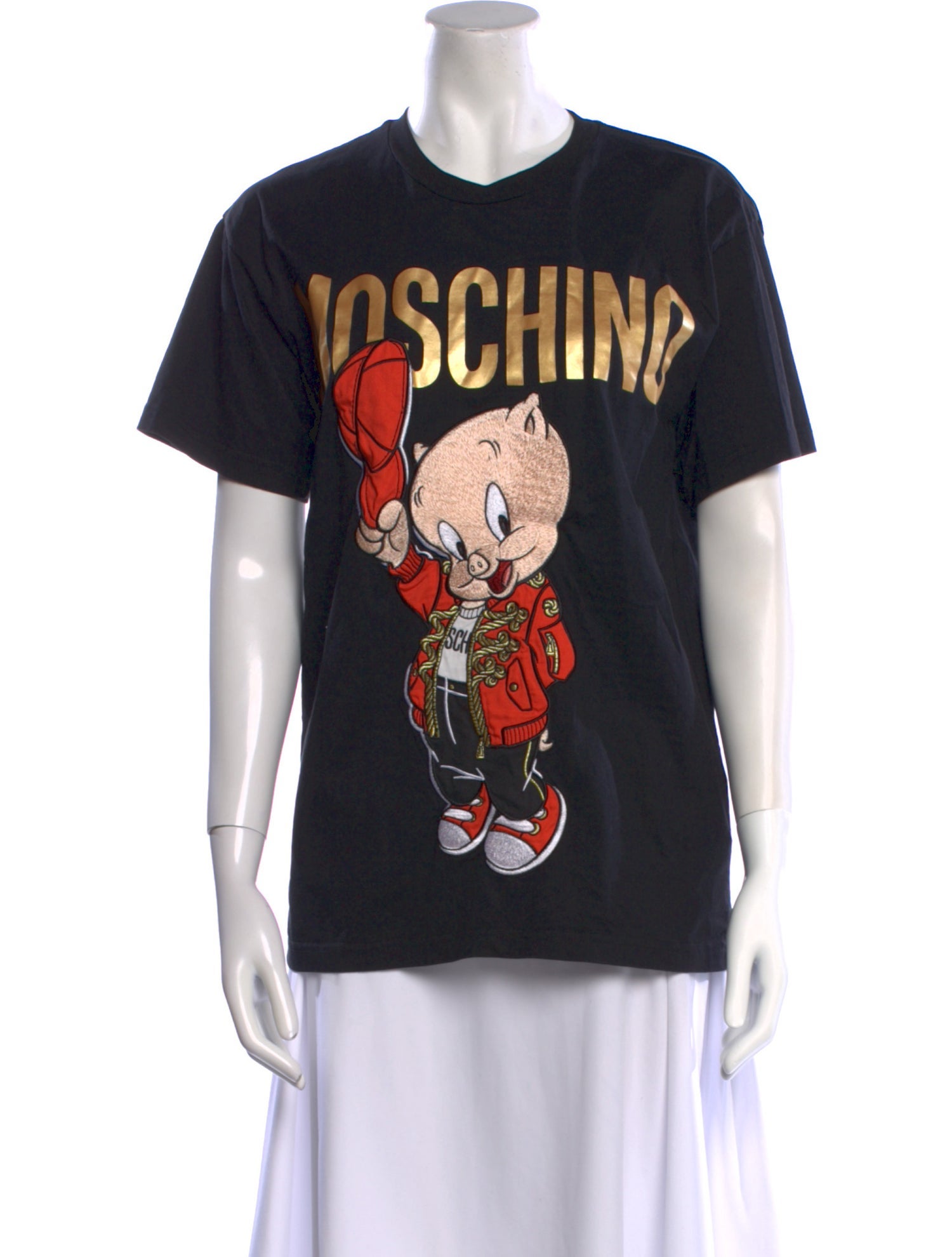Moschino Couture Graphic Print Crew Neck T-Shirt