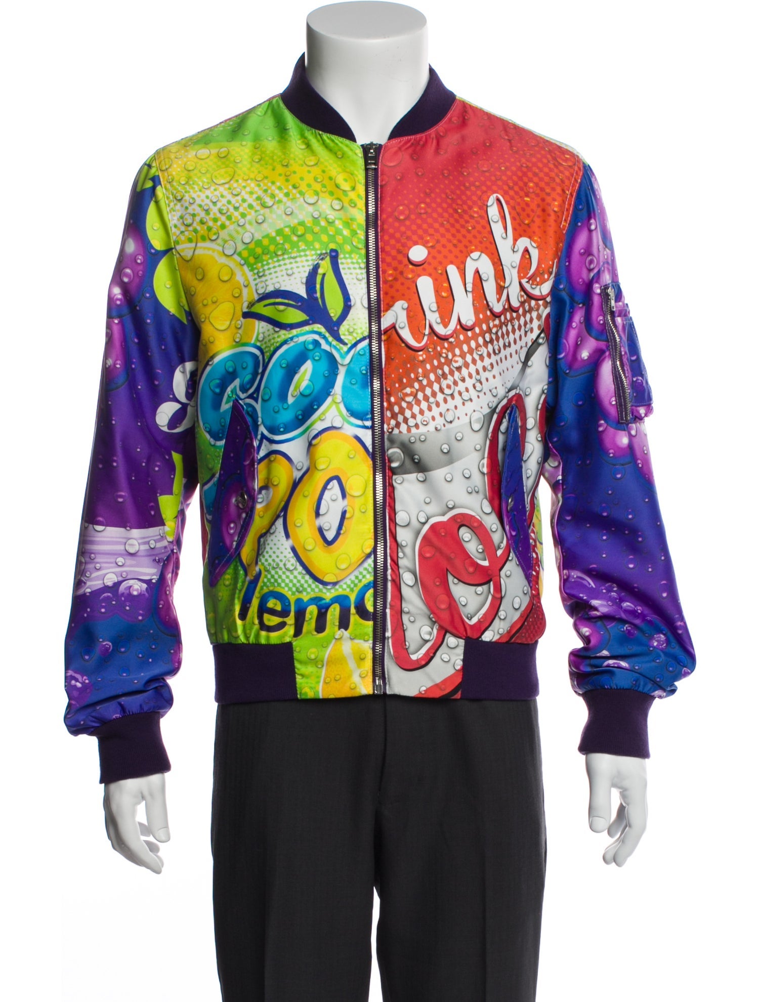 Moschino Couture Printed Bomber Jacket