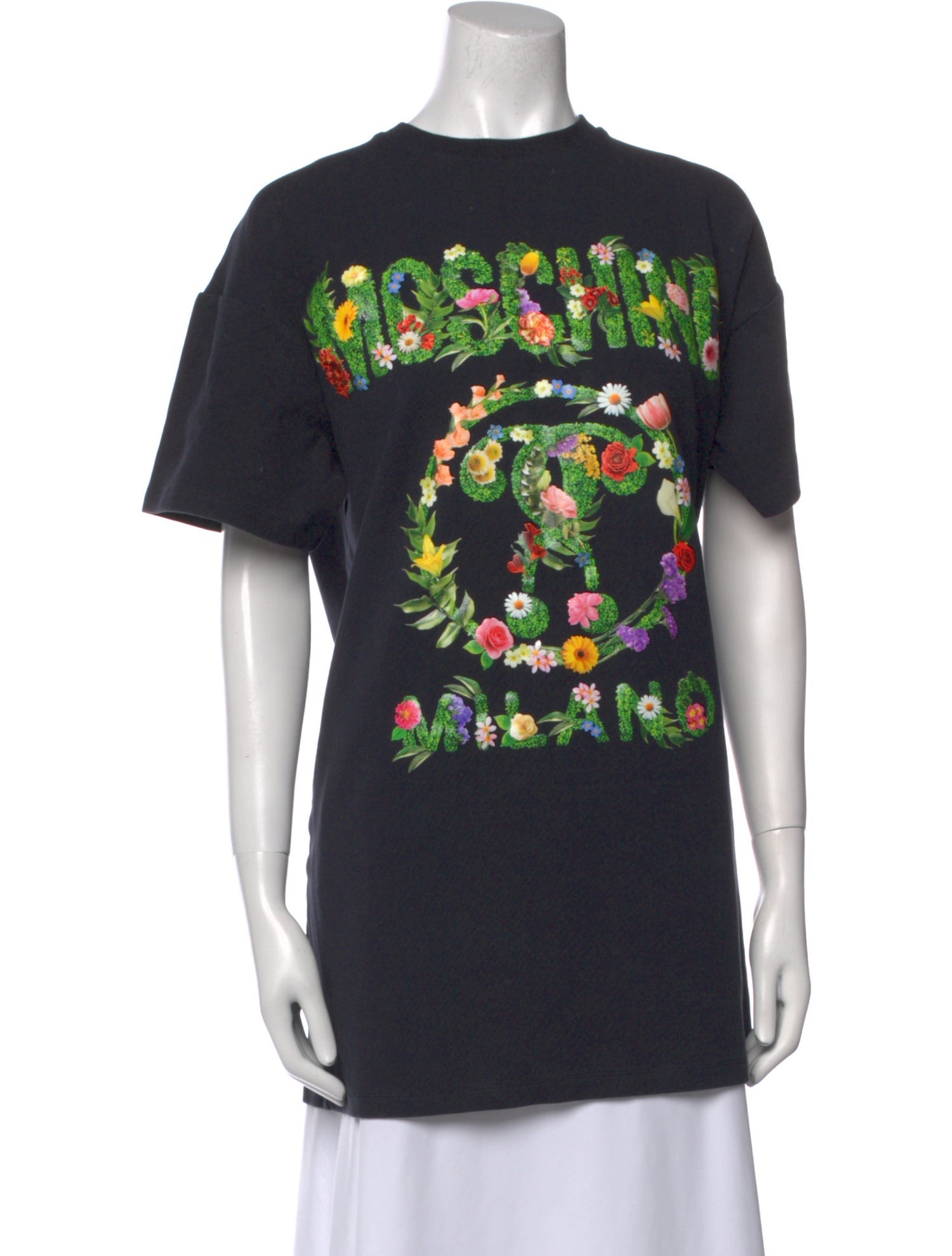 Moschino Couture Graphic Print Mini Dress