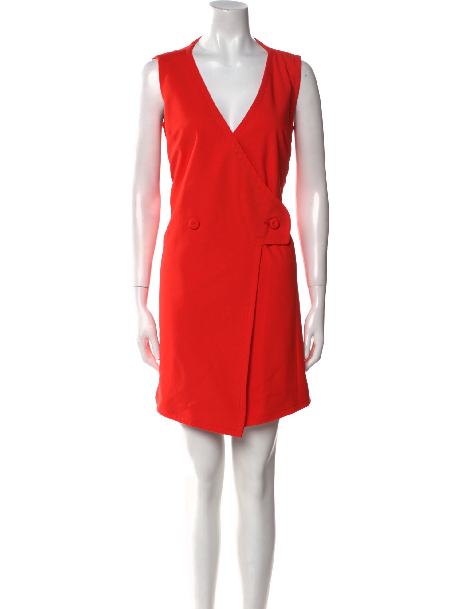 Moschino Couture V-Neck Mini Dress