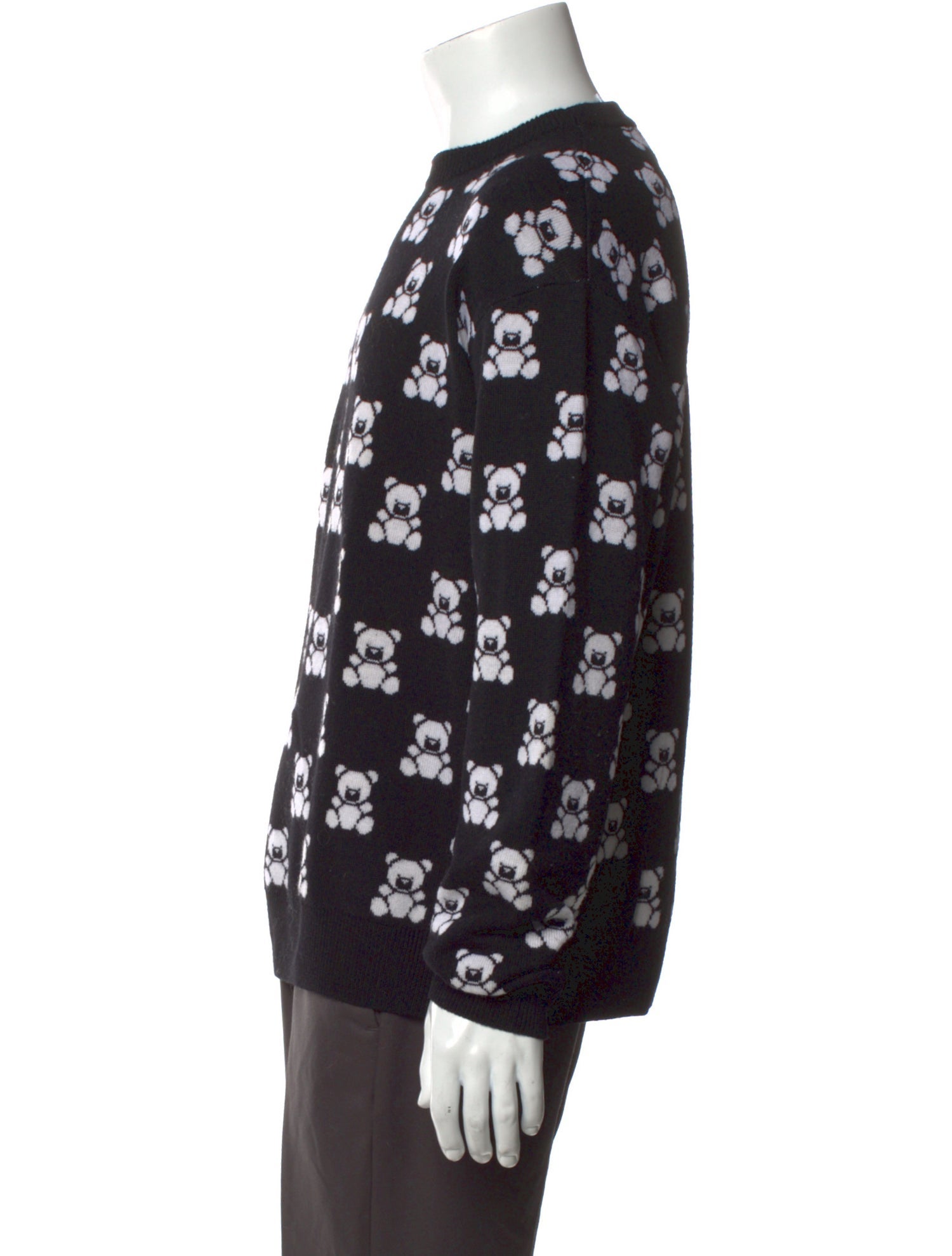 Moschino Couture Virgin Wool Printed Pullover