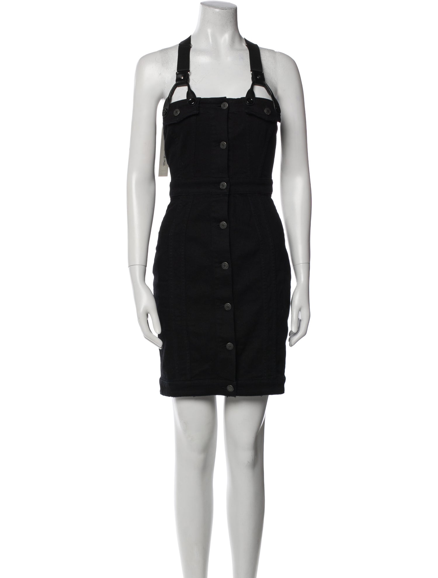 Moschino Couture Square Neckline Mini Dress