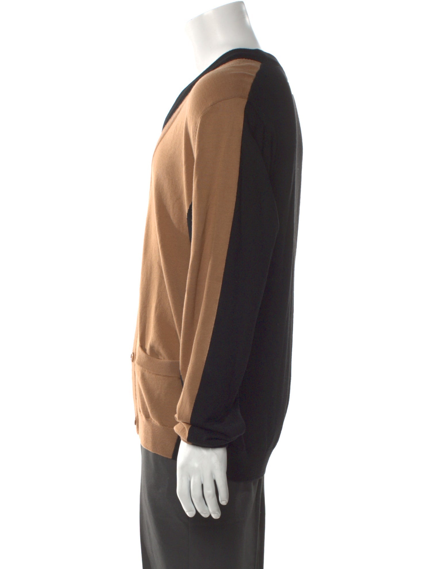 Moschino Couture Virgin Wool V-Neck Cardigan