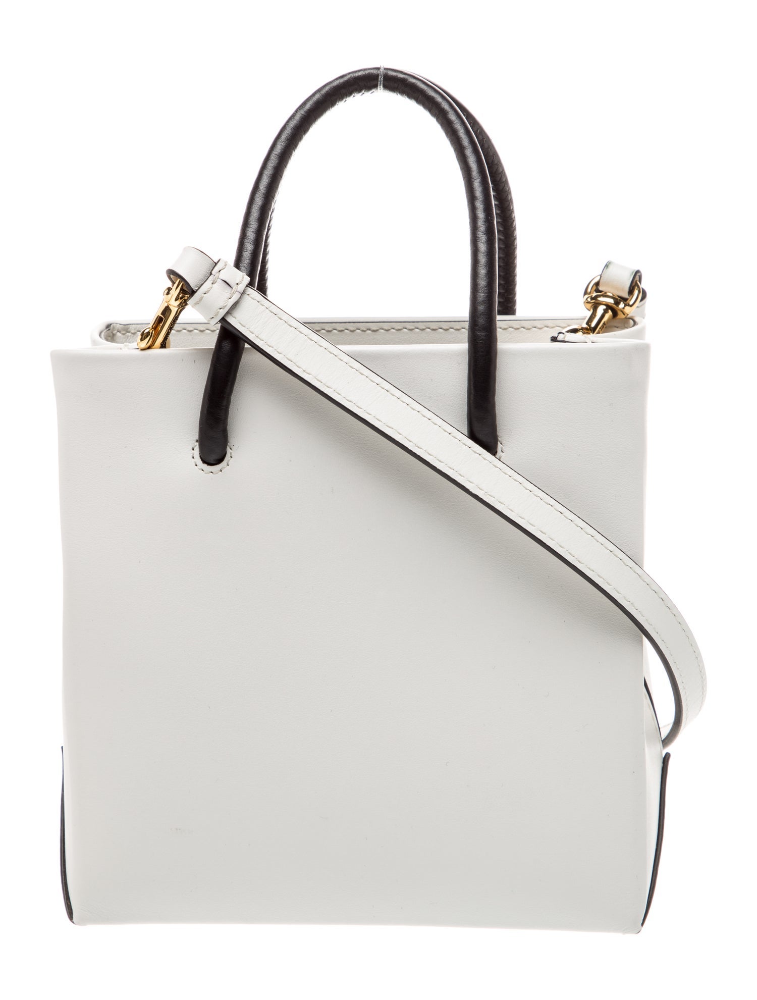 Moschino Couture Leather Tote - White Crossbody Bags, Handbags