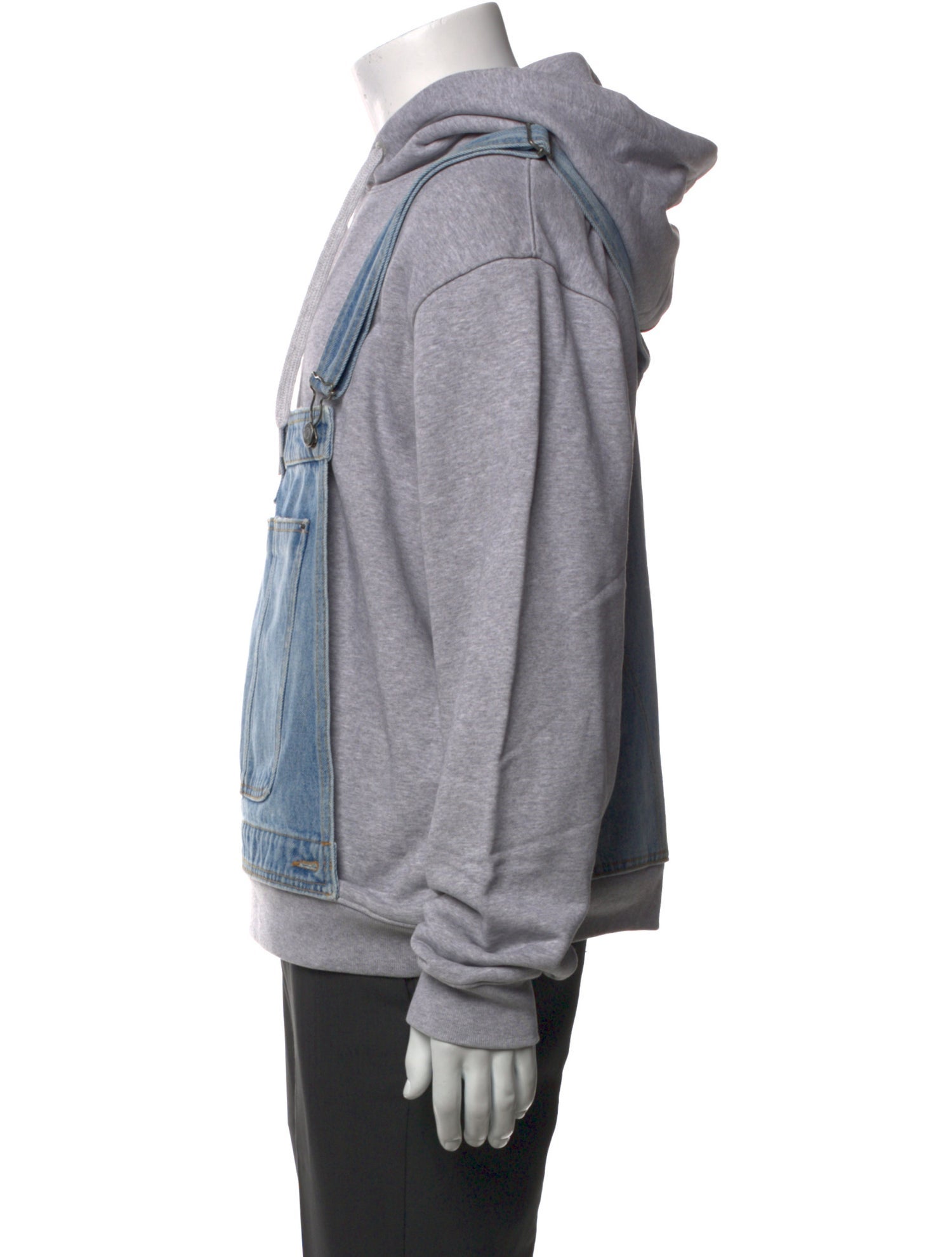 Moschino Couture V-Neck Long Sleeve Hoodie