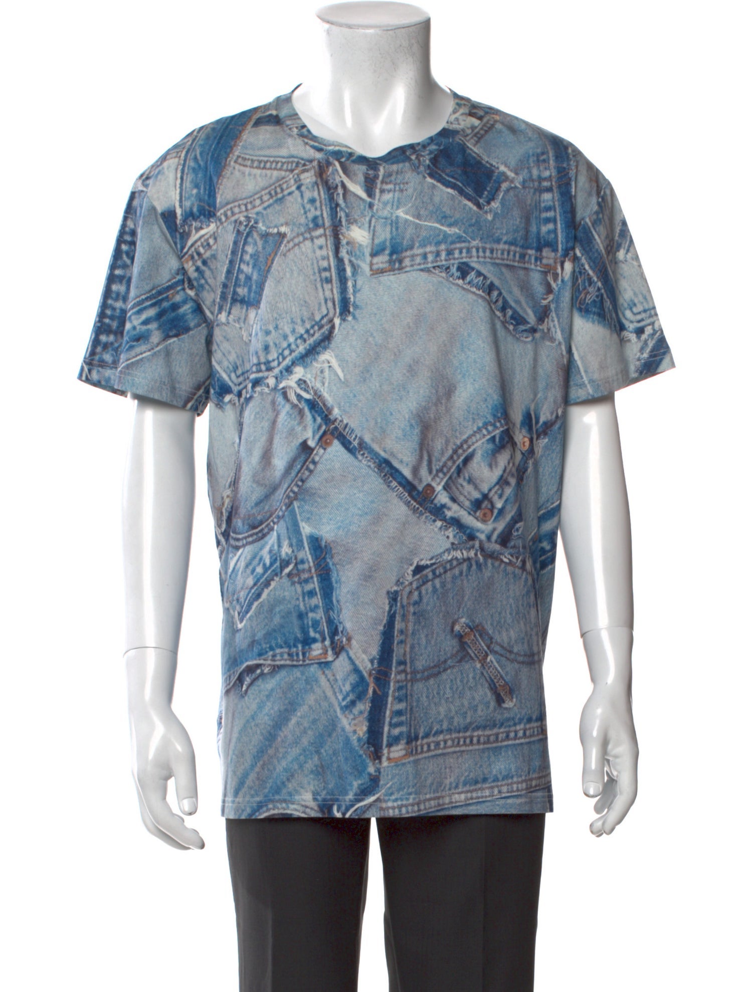 Moschino Couture Graphic Print Crew Neck T-Shirt w/ Tags