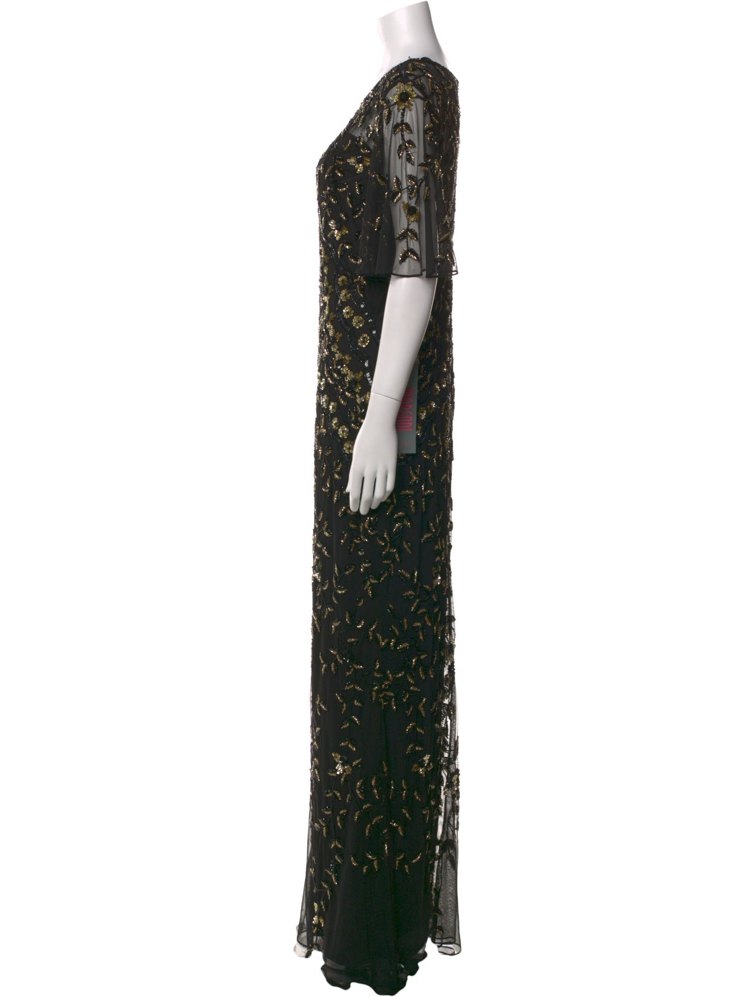 MARSONI Lace Pattern Long Dress w/ Tags