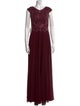 MARSONI V-Neck Long Dress
