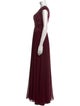 MARSONI V-Neck Long Dress