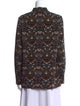 Marc by Marc Jacobs Floral Print Mock Neck Blouse