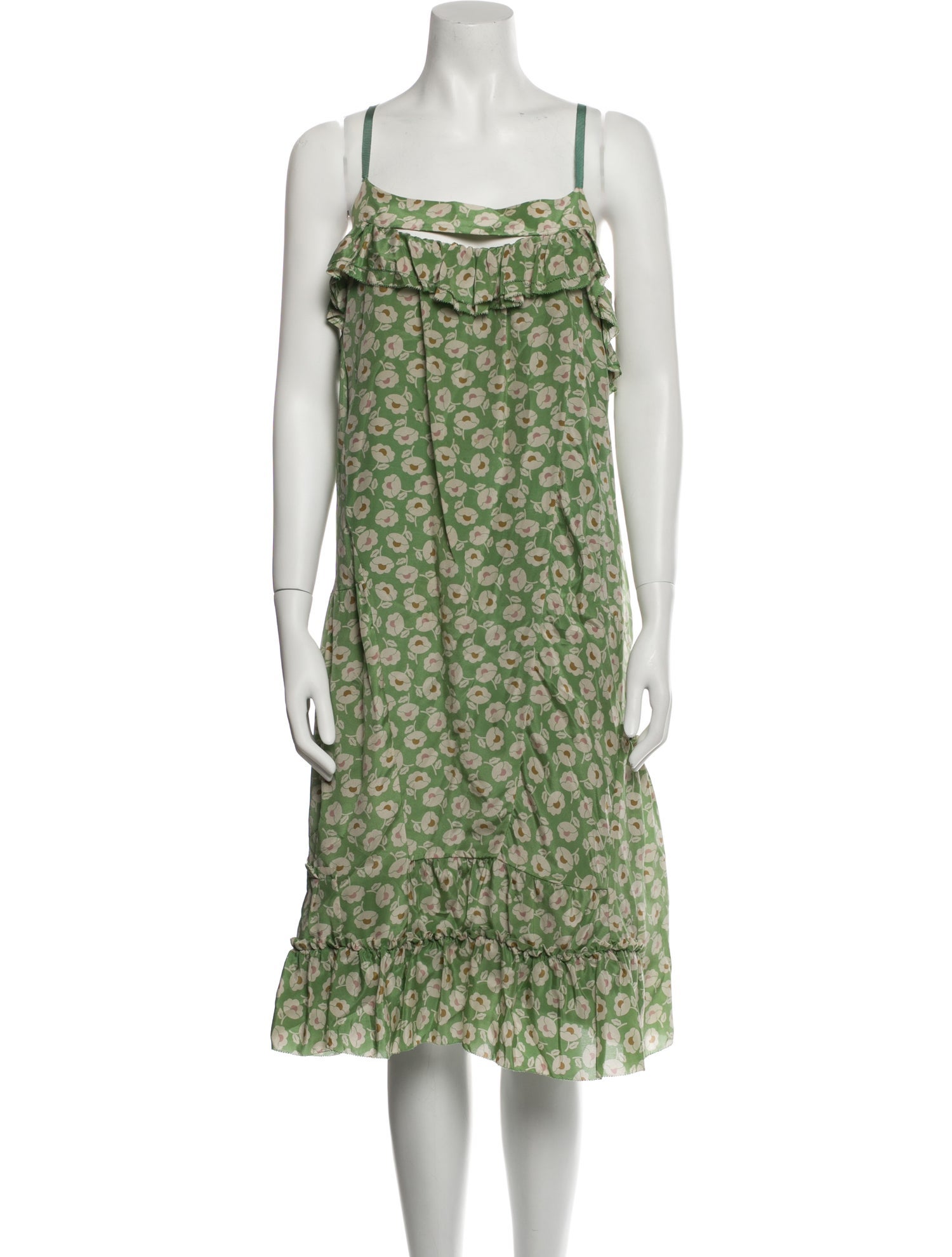 Marc by Marc Jacobs Silk Midi Length Dress