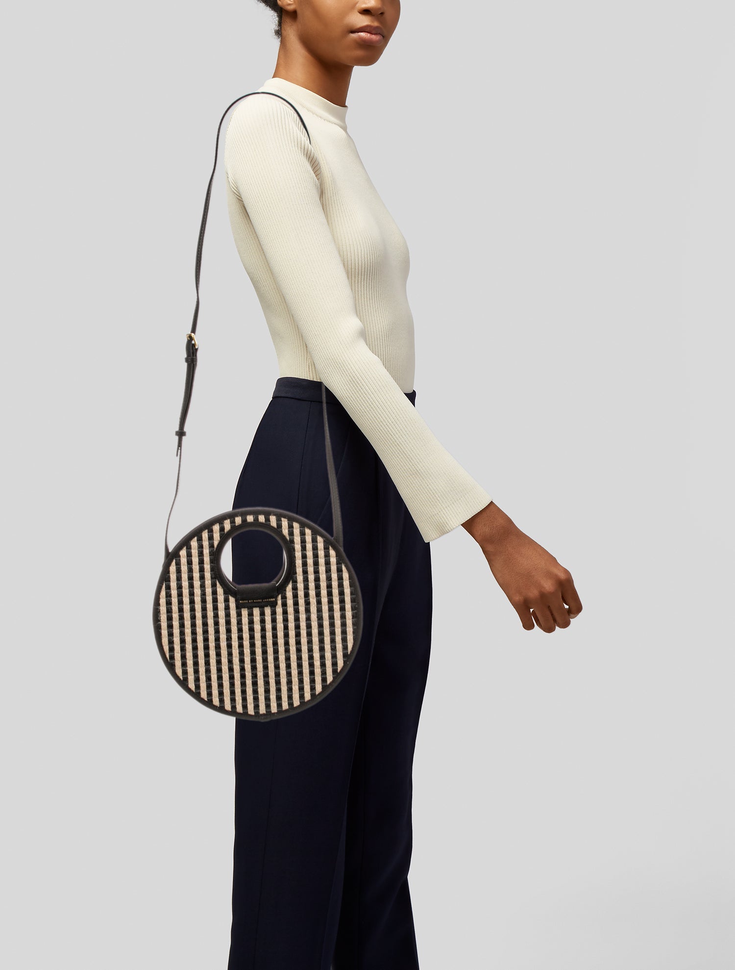 Marc by Marc Jacobs Straw Top Handle Bag