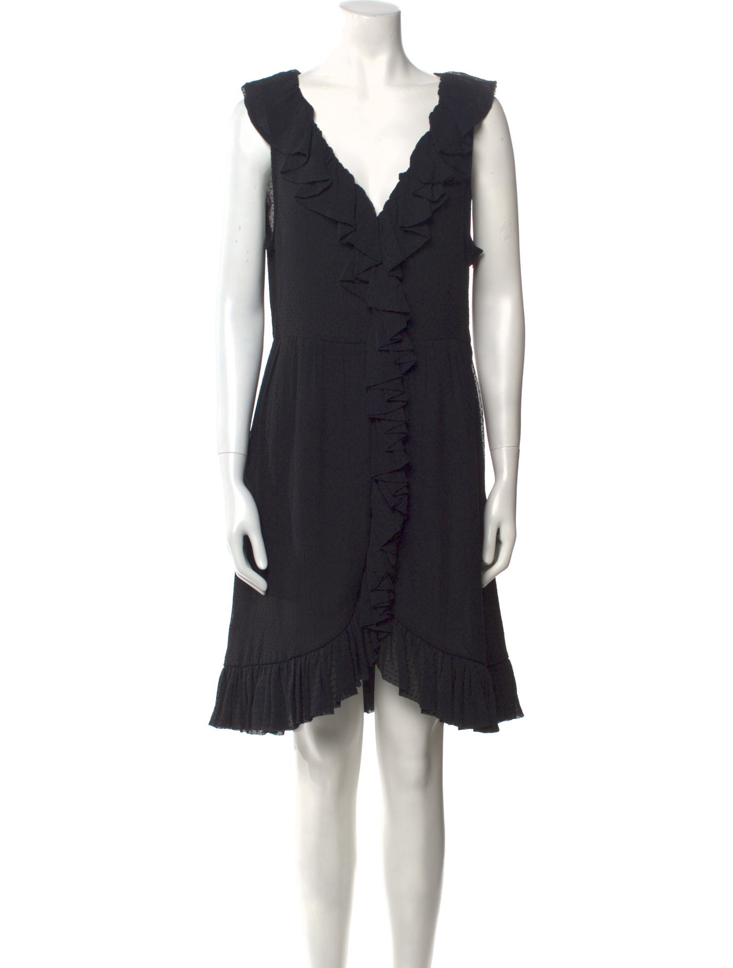 Marc by Marc Jacobs Plunge Neckline Knee-Length Dress