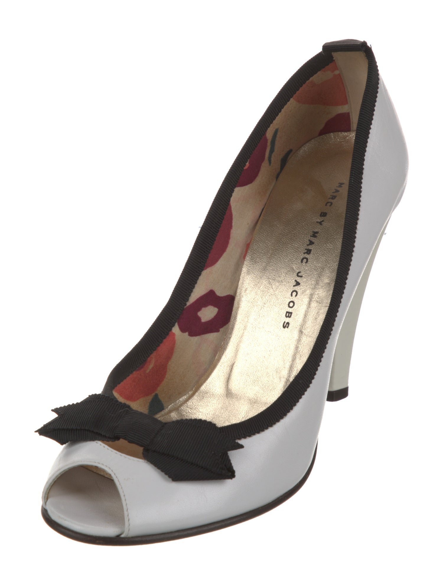 Marc by Marc Jacobs Leather Printed Pumps