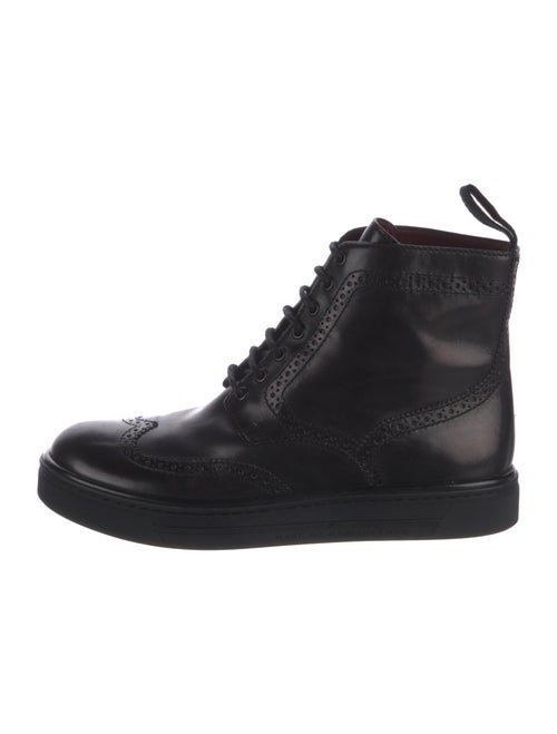 Marc by Marc Jacobs Leather Combat Boots
