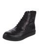 Marc by Marc Jacobs Leather Combat Boots