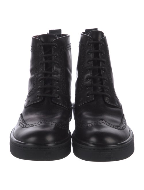 Marc by Marc Jacobs Leather Combat Boots